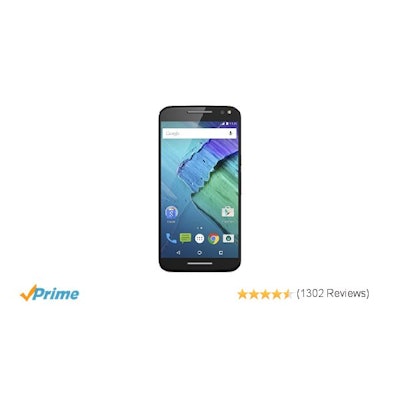 Amazon.com: Moto X Pure Edition Unlocked Smartphone, 32GB Black (U.S. Warranty -