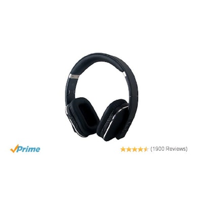 Amazon.com: August EP650 Bluetooth Wireless Stereo NFC Headphones (Black): Home 