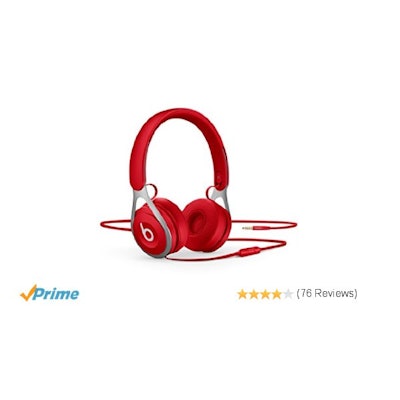 Beats EP On-Ear Headphones - Red: Amazon.co.uk: Electronics