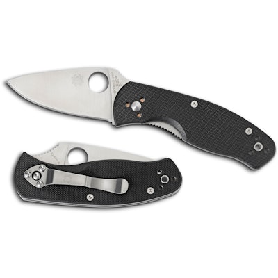 Spyderco C136GP Persistence Folding Knife 2-3/4" Plain Blade, G10 Handles - Knif