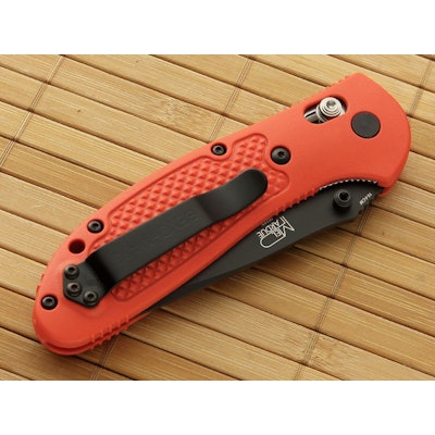 Benchmade Griptilian AXIS Lock Knife Orange (3.4" Satin) 551H2O - Blade HQ