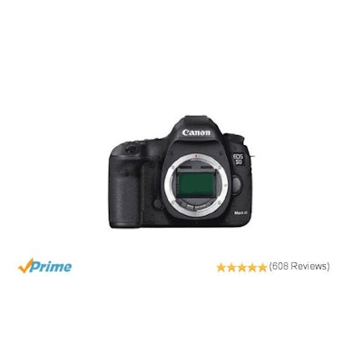 Amazon.com : Canon EOS 5D Mark III 22.3 MP Full Frame CMOS with 1080p Full-HD Vi