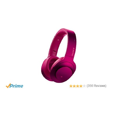 Amazon.com: Sony H.ear on Wireless Noise Cancelling Headphone, Bordeaux Pink (MD