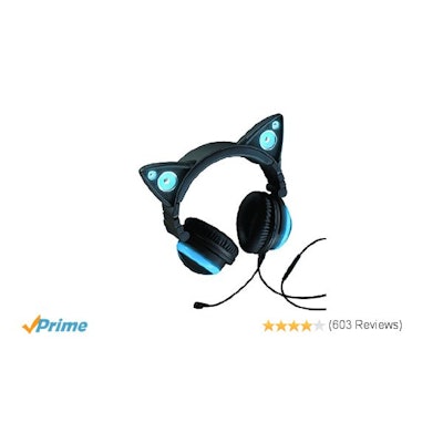 Wired Cat Ear Headphones