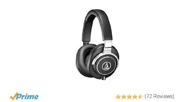 Amazon.com: Audio-Technica ATH-M70x Professional Monitor Headphones: Musical Ins