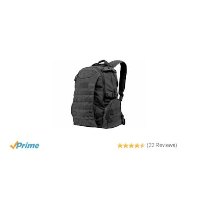 Amazon.com : Condor Commuter Pack, Black : Hiking Daypacks : Sports & Outdoors