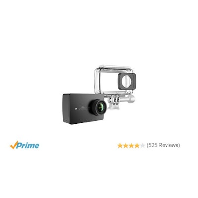 YI 4K Action Camera with Waterproof Case (Night Black)