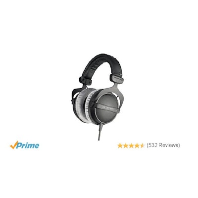 Amazon.com: beyerdynamic DT 770 Pro 80 ohm Studio Headphones: Musical Instrument