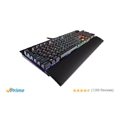 Corsair Gaming K70 RGB RAPIDFIRE Mechanical Keyboard, Backlit RGB LE