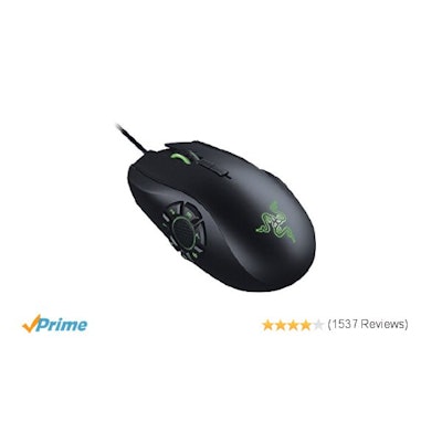 Amazon.com: Razer Naga Hex V2 MOBA Gaming Mouse - 7 Button Mechanical Thumb Grid