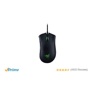 Amazon.com: Razer DeathAdder Elite - Multi-Color Ergonomic Gaming Mouse - World'
