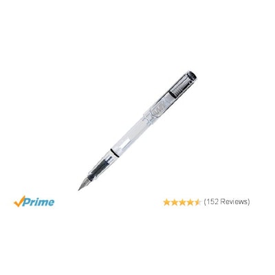 LAMY Vista Fountain Pen Demonstrator, Clear Fine Nib (L12F) : Lamy 