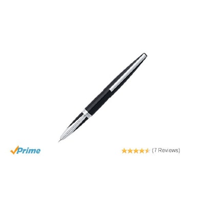 Amazon.com : Sheaffer Taranis, Stormy Night, Chrome Trim, Fountain Pen: Medium N