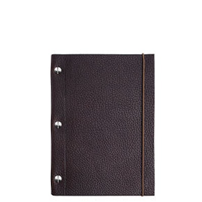 Leather notebooks and journals with personalised cover