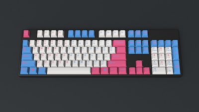 [IC] GMK dip: the semi-symmetrical, neon-colored keycap set