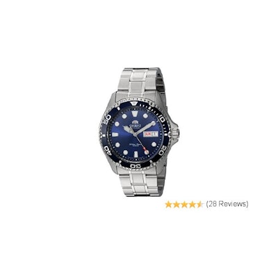Amazon.com: Orient Men's FAA02005D9 Ray 2 Analog Japanese Automatic Silver Watch