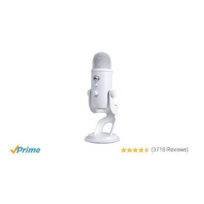 Amazon.com: Blue Microphones Yeti USB Microphone - Whiteout: Musical Instruments