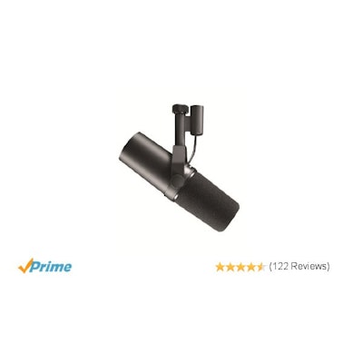Amazon.com: Shure SM7B Vocal Dynamic Microphone, Cardioid: Musical Instruments
