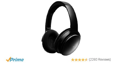 Amazon.com: Bose QuietComfort 35 Wireless Headphones, Noise Cancelling - Black: 