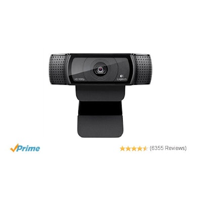 Amazon.com: Logitech HD Pro Webcam C920, Widescreen Video Calling and Recording,