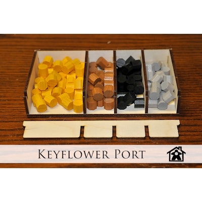 Keyflower Port (Compatible with KEYFLOWER™) - Meeple Realty -Think Inside the Bo