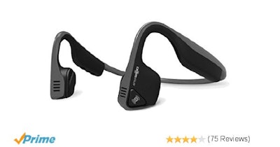 Amazon.com: AfterShokz TREKZ Titanium Open-ear Bluetooth Headphones, Slate Grey,