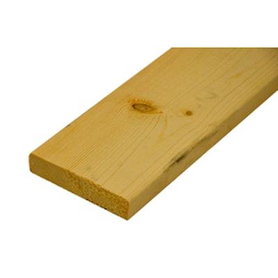 Shop Spruce-Pine-Fir Furring Strip (Common: 1-in x 4-in x 8-ft; Actual: 0.75-in 
