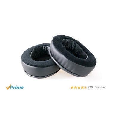 Amazon.com: Brainwavz Hybrid Memory Foam Earpad - Black PU/Velour - Suitable For