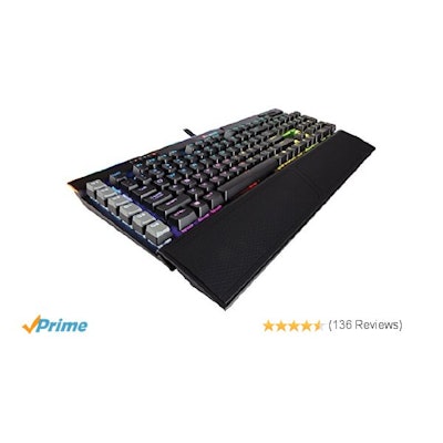 Amazon.com: Corsair Gaming K95 RGB PLATINUM Mechanical Keyboard, Cherry MX Speed