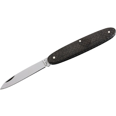 Maserin 175/CN Temperini Folding Knife 2-5/8" Blade, Black Carbon Fiber Handles 