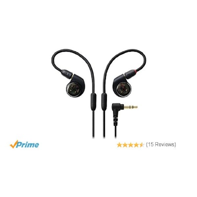 Audio-Technica ATH-E40 Professional In-Ear Monitor Headphone: Musica
