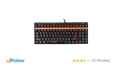 Amazon.com: Auawak Rapoo V500 Full Keys Programmable PRO Mechanical Gaming Keybo