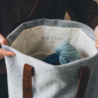 Wool Project Tote – twigandhorn.com