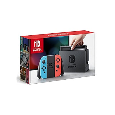 Amazon.com: Nintendo Switch - Neon Blue and Red Joy-Con: Video Games