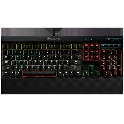 Corsair K70 RGB Mechanical Gaming Keyboard Anodized Black — Cherry MX Red