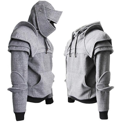 knight hoodie/armor hoodie/knight hoodies/armor sweatshirt/medieval ho – BURN
