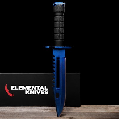 
  Real Blue Steel M9 Bayonet - Elemental Knives – Elemental Knives AU
  