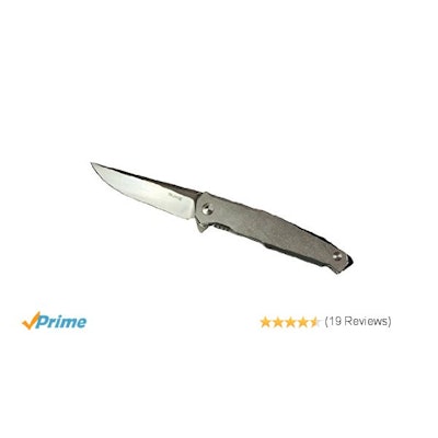 Ruike Framelock & BetaPlus Lock Folding Knife 3.5" Satin Blade/Handle - RKEP108S