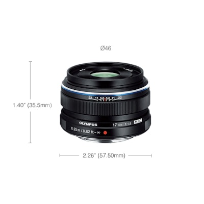 M.Zuiko 17mm F1.8 Premium Wide Prime Lens  | Olympus