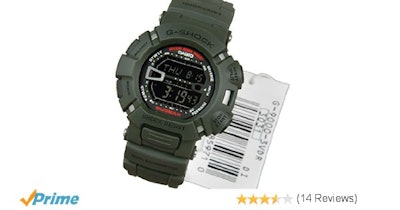 Amazon.com: G-Shock Men's Watch G-Shock Mudman G-9000-3VDR - WW: Watches
