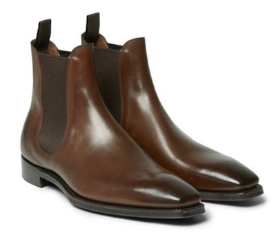 Gaziano & Girling - Burnham Burnished-Leather Chelsea Boots