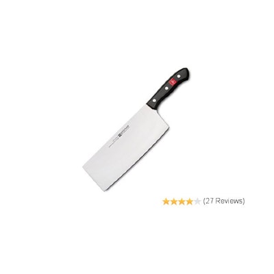 Amazon.com: Wusthof Carbon Stainless Steel Heavy Chinese Cleaver, 8-Inch, Gourme