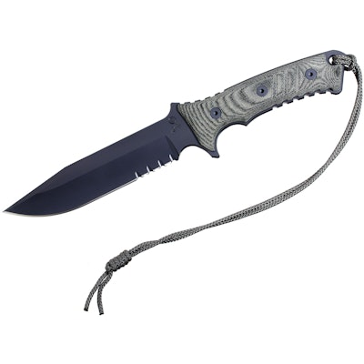 Chris Reeve Pacific Fixed 6" S35VN Blade, Micarta Handles, ACU Sheath  - KnifeCe