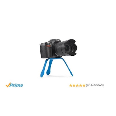 Amazon.com : miggo Splat Flexible Mini Tripod for DSLR Cameras, Blue : Camera & 