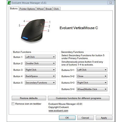 
        
         Evoluent VerticalMouse Vertical Mouse ergonomic mouse ergonom