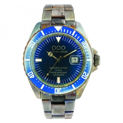 Automatico Blue - OOO Watches - Out Of Order Watches Damaged in Italy