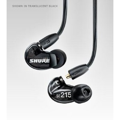 Amazon.com: Shure SE215-K Sound Isolating Earphones With Single Dynamic MicroDri