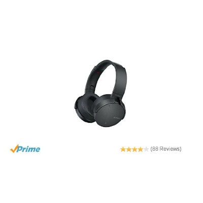 Amazon.com: Sony XB950N1 Extra Bass Wireless Noise Canceling Headphones, Black: