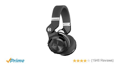 Amazon.com: Bluedio Turbine T2s Wireless Bluetooth Headphones with Mic, 57mm Dri
