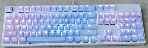 Vortex Purple Ombre Backlit Thick PBT 108-Keyset